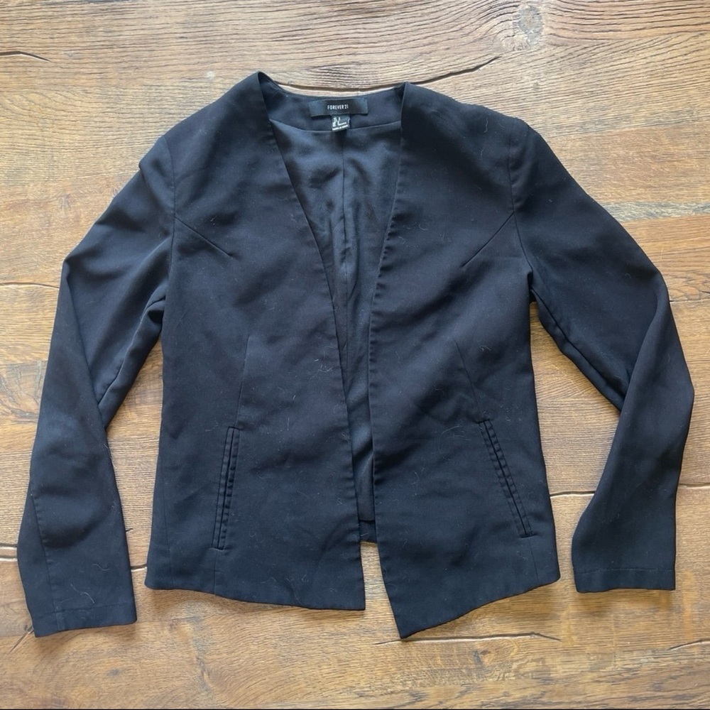 Black light weight blazer